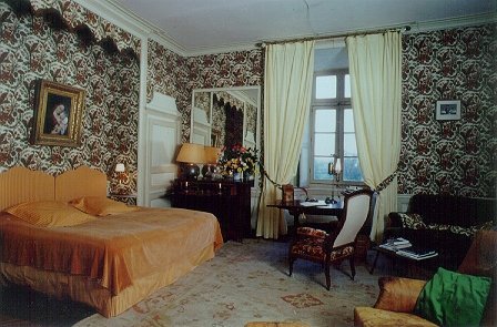 Tower room of the château de Beaujeu