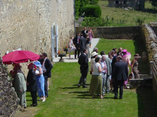 Arrival by the terrace...