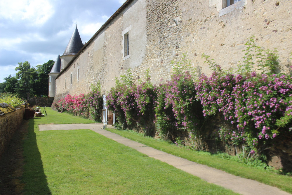 Terrasse sur laquelle ouvre les caves